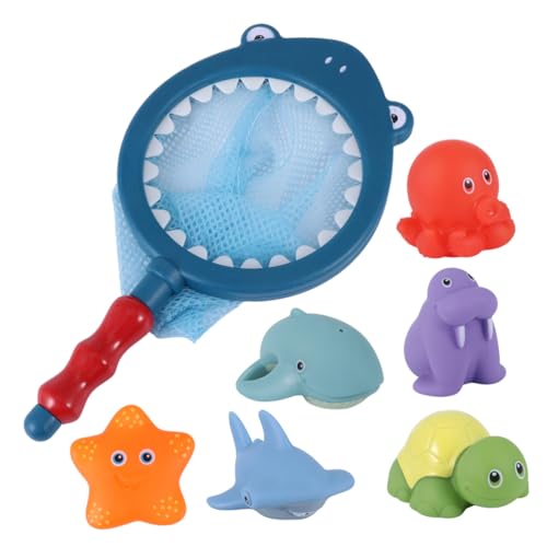 NAMOARLY 6 Stück Babyzubehör badewannenspielzeug badespielzeug ab 6 Monate Wassersprühspielzeug Attraktives Badespielzeug Water Toys Wasserspielspielzeug -Badespielzeug Blue von NAMOARLY