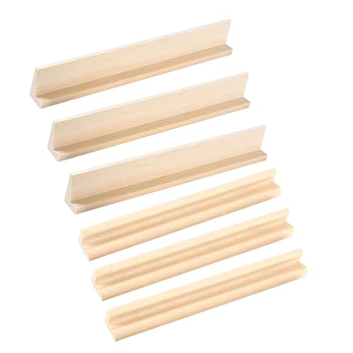 NAMOARLY 6 Stück Holzbuchstaben Domino Tabletts Teilig Stabile Holzhalter für Spielekarten und Mahjong Fliesen Vielseitiger DIY Buchstabenständer Langlebig Kreativ für Schach und NAMOARLY 6 Stück Holzbuchstaben Domino Tabletts Teilig Stabile Holzhalter für Spielekarten und Mahjong Fliesen Vielseitiger DIY Buchstabenständer Langlebig Kreativ für Schach und von NAMOARLY