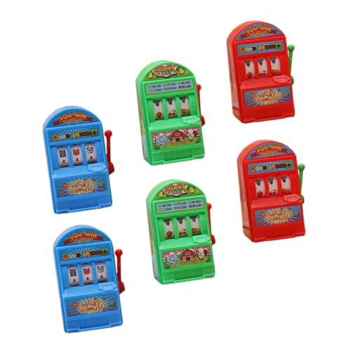 NAMOARLY 6-Teiliger Mini-Lottoautomat Entwicklungsspielzeug Mini-Spielzeug Für Kinder Antistress-Tischspielzeug Kinderspielzeug Spielautomat Interessantes Kinderspielzeug von NAMOARLY