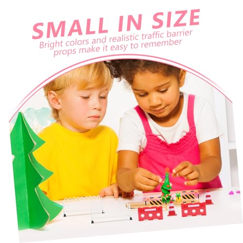 NAMOARLY 8 Stück Teiliges Verkehrsschilder Spielset Miniatur Verkehrsleitkegel und Straßensperren Lernspielzeug für Verkehrsregeln und Modellbau NAMOARLY 8 Stück Teiliges Verkehrsschilder Spielset Miniatur Verkehrsleitkegel und Straßensperren Lernspielzeug für Verkehrsregeln und Modellbau von NAMOARLY
