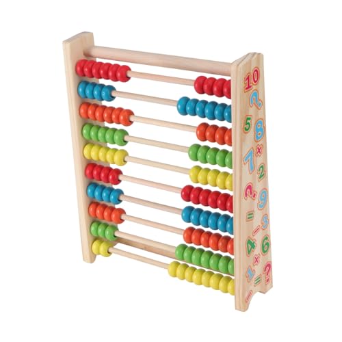 NAMOARLY Abacus Für Klassisches Lernspielzeug Mit 10 Zähnrädern Pädagogisches Holzspielzeug Zur Der Mathematikfähigkeiten Von Kindern von NAMOARLY