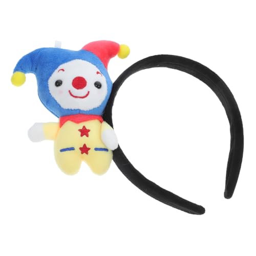 NAMOARLY Clown Stirnband Alberne Hüte Clown Hüte Regenbogen Stirnband Clown Zubehör Clown Perücke Clown Kostüm Zirkus Haarteil Clown Schuhe Halloween Kostüme Für Erwachsene von NAMOARLY