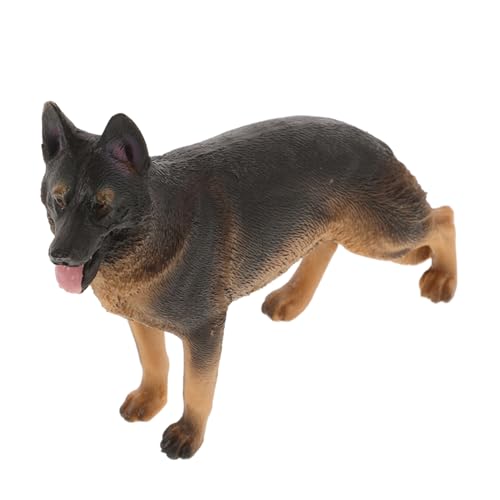 NAMOARLY Welpenspielzeug Hund Kuscheltier Hund Deutscher Schäferhund Modellfigur Aus Realistische Tierfigur Für Actionfiguren Zubehör Tierfiguren Geburtstagsdekoration Für Und Erwachsene von NAMOARLY