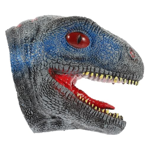 NAMOARLY Dinosaurier Handpuppe Velociraptor Für Tierische Handpuppe Aus Hochwertigem Material Zufällige Farben Interaktives Für Kreative Rollenspiele Und Cosplay von NAMOARLY