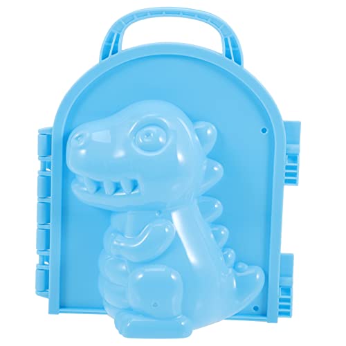 NAMOARLY Dinosaurier-schneeballmaschine Sandspielzeug Schneeballhersteller Enten-schneeball-Hersteller Lustig Schneehose Schneebälle Schneeball-Maker-Clip Schneespielzeug Plastik Sky-Blue von NAMOARLY