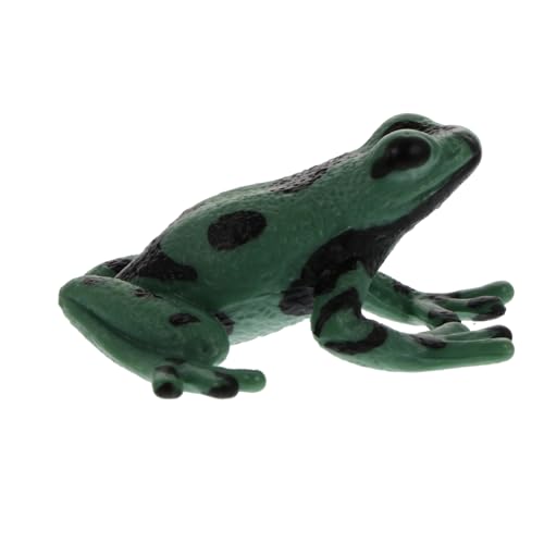 NAMOARLY Frosch-Modell Miniatur im Freien Kleinkinder Figur kindererziehung aufklärung Tiererfahrung tortendeko Einschulung Ausstellungsmodelle Bildungsbedarf Plastik Green von NAMOARLY