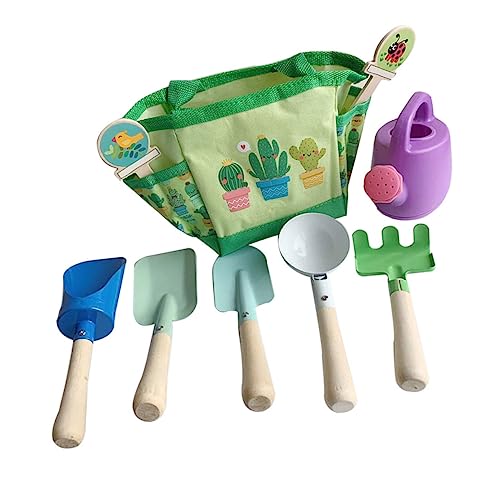 NAMOARLY Gartenwerkzeug Kinder Gartenset Für 5 Teiliges Set Mit Gießkanne Schaufel Rechen Und Zubehör Für Kreatives Im Garten Oder Beim Pool Ideales Lernspielzeug Für Draußen Und Im Urlaub von NAMOARLY