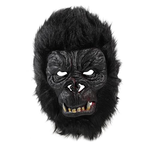 NAMOARLY Gorilla Party Cosplay Kleidung Masken Tiermaske Karneval Maskerade Karnevalstiermaske Affenmaske Partyzubehör Maske Kopfmaske Cosplay Haube Tierkostüm Kostümmaske Affen Halloween von NAMOARLY