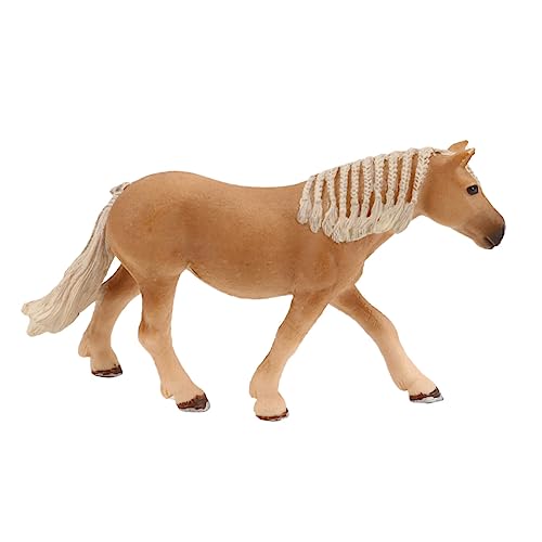 NAMOARLY Haflinger Stute Pferdefigur Aus Kunststoff Indoor-pferdedekor Pferdeschmuck Kinderspielzeug Das Kognitive Modell des Pferdes Realistische Pferdefigur Wohndekoration PVC von NAMOARLY