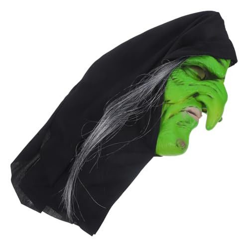 NAMOARLY Halloween Cosplay Gruselige Hexenmaske Realistische Maske Für Herren Und Damen Perfekte Streich Requisite Für Halloween Karneval Und Maskerade Partys Vielseitig Einsetzbar von NAMOARLY