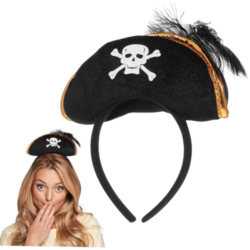 NAMOARLY Piratenkopfbinde Für Kostümpartys Skull Muster Perfekt Für Halloween Karneval Und Cosplay Piraten Themen Accessoire Für Damen Und Herren von NAMOARLY