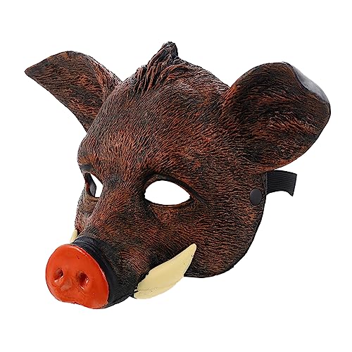 NAMOARLY Halloween Wildschwein Tiermaske Realistische Dekorative Maske Für Kostü Party Und Cosplay Ideal Für Karneval Und Halloween Events Unisex Design von NAMOARLY