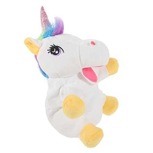 NAMOARLY Interaktive Einhorn Handpuppe Aus üsch Kreatives Pädagogisches Für Geschichtenerzähler Einhorn Handspielzeug Für von NAMOARLY