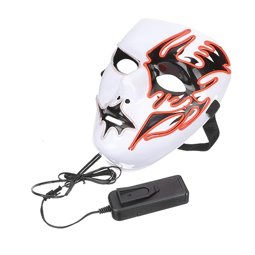 NAMOARLY Leuchtende Halloween Maske LED Maske Für Karneval Maskerade & Tanzpartys Handgefertigte LED Party Maske Und Für Kreative Verkleidungen Und Cosplay von NAMOARLY