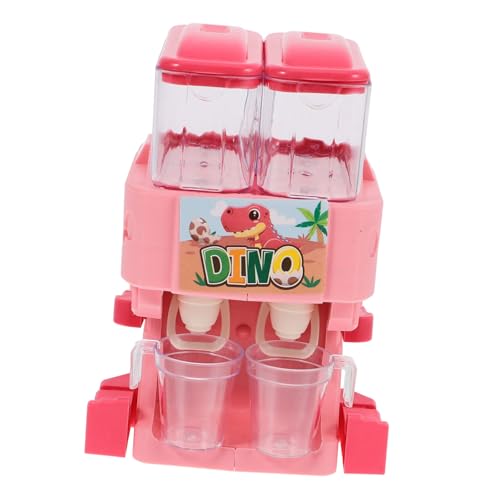 NAMOARLY Mini-Dinosaurier-getränkeautomat Jungen Wasserflasche Wasserspender Für Babyparty-Spiele Seifenblasenmaschine Für Mini-haushaltsgerät Abs Rosa von NAMOARLY