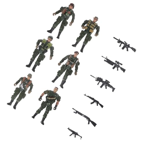 NAMOARLY Miniatur Soldaten Modelle Militärische Figuren Aus Antiterror Soldaten Olivgrün Detaillierte Miniaturen Für Sammler Und Spielzeugliebhaber von NAMOARLY