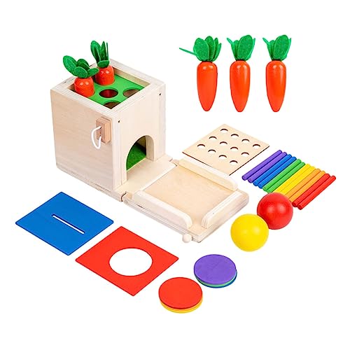 NAMOARLY Montessori 4 1 Multifunktionales ünzspielzeug Für Farben Und Formen Matching Lustiges Lernspielzeug Für Kleinkinder Kinderzubehör Geschenkidee Für Jungen Und ädchen von NAMOARLY