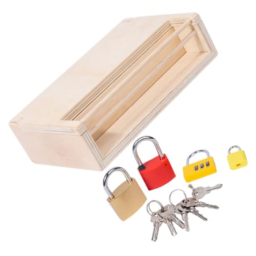 NAMOARLY Montessori Holzspielzeug Lernspielzeug mit Bunten Schlüsseln und Schlössern für Kleinkinder Jahre Pädagogisches Kinderspielzeug Kreativität Feinmotorik und NAMOARLY Montessori Holzspielzeug Lernspielzeug mit Bunten Schlüsseln und Schlössern für Kleinkinder Jahre Pädagogisches Kinderspielzeug Kreativität Feinmotorik und von NAMOARLY