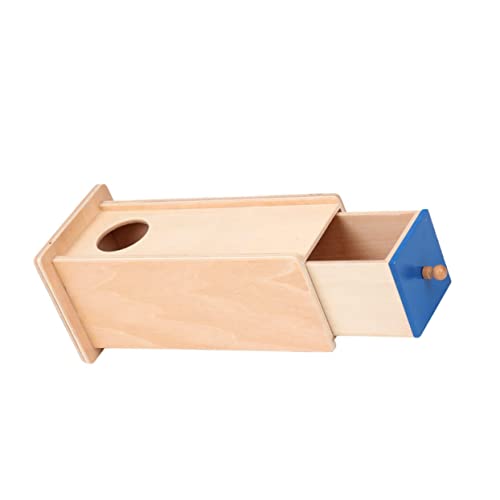 NAMOARLY Montessori Imbucare Box Mit Ball Pädagogisches Holzspielzeug Für Junge Mädchen Und Kleinkinder Objektwahrnehmung Für Jungen Und Mädchen Ab Monaten von NAMOARLY