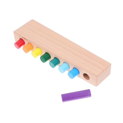 NAMOARLY Montessori Inspirationsspielzeug Für Farben Und Formen Erkennen Holzpuzzle Für Kleinkinder Fördert Hand Augen Koordination Und Kreativität Ideales Für Kleine von NAMOARLY