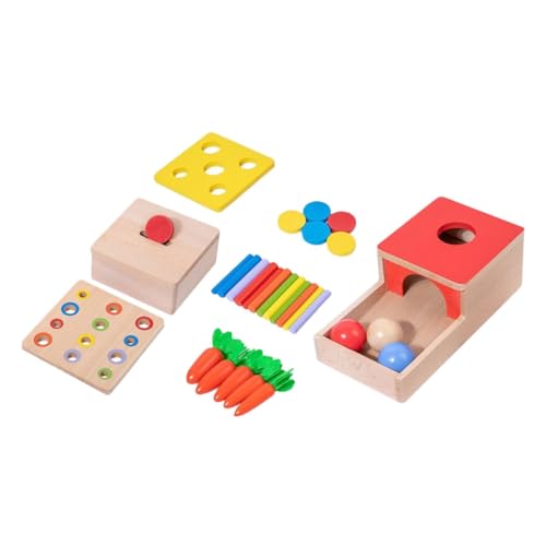 NAMOARLY Spielzeug Baby Jungen Spielzeug Montessori Holzspielzeug Für Kleinkinder 1 Set Handgefertigte Pädagogische Spielzeuge Zur Der Feinmotorik Und Hand Augen Koordination Ideales Lernspielzeug Für von NAMOARLY