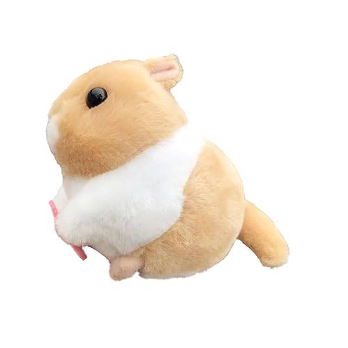 NAMOARLY Niedliches Hamster üschspielzeug Lustiges Dekorationsornament Realistisches Design Für Zuhause Und Schreibtisch von NAMOARLY