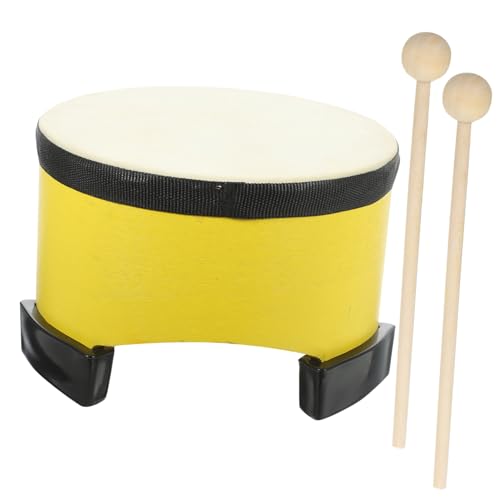 NAMOARLY Orff Percussion Trommel Aus Schafsleder Musikinstrument Für Frühkindliche Bildung Ideales Lernspielzeug Für Kleinkinder Zufällige Farben von NAMOARLY