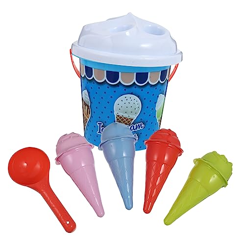 NAMOARLY 1 Set Lustige Eiscreme Förmige Strandspielzeuge Aus Sandgrätools Für Buntes Sandspielzeug Für Den Strand Und Sandkasten Ideal Für Kleinkinder Und Vorschulkinder von NAMOARLY