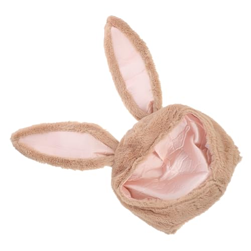 NAMOARLY Plüschkaninchen Ohren Hut Für Weihnachten Warme Kaninchenohren Kapuze Niedlicher Bunny Ears Warmhut Für Erwachsene Und Perfekte Kopfbedeckung Für Festlichkeiten von NAMOARLY