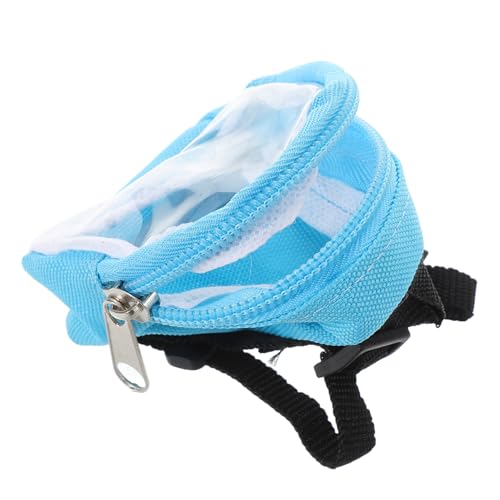 NAMOARLY Puppenrucksack Mit Reißverschluss Niedlicher Miniatur Schulrucksack Für Puppen Transparente Tasche Kompatibel Mit Labubu Puppen von NAMOARLY