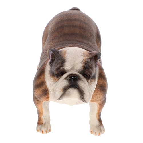 NAMOARLY Realistische Bulldoggen Figurine Kleines Hundemodell Stabil Dekofigur für Wohnzimmer Schlafzimmer Büro Dekoration NAMOARLY Realistische Bulldoggen Figurine Kleines Hundemodell Stabil Dekofigur für Wohnzimmer Schlafzimmer Büro Dekoration von NAMOARLY