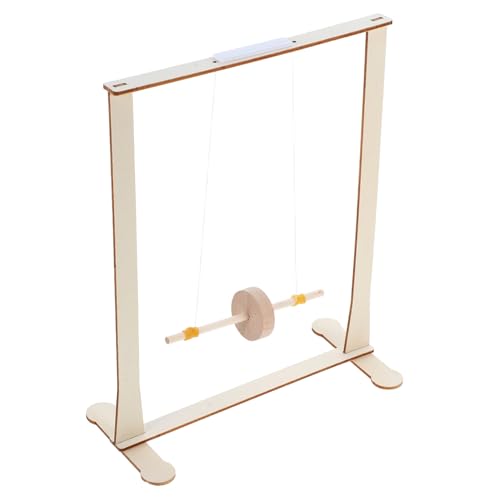 NAMOARLY Roller -Swing -Instrument Lernspielzeug STEM Lernspielzeug physik experiment physik spiel Wissenschaftliches Experiment für Schwerkraftspielzeug hölzern Beige von NAMOARLY