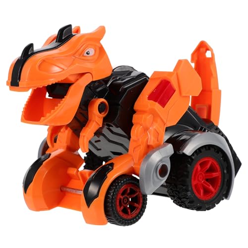 NAMOARLY Spielzeugauto Kinderspielzeug Mini-Spielzeug Lernspielzeug Auto Spielzeug Puzzle-Spielzeug Jungenspielzeug Roboterspielzeug Geburtstagsgeschenke Für Kinder Orange Plastik von NAMOARLY