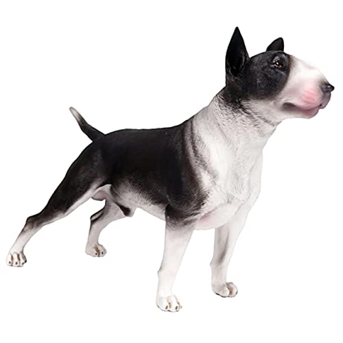 NAMOARLY Stehendes Bullterrier Hundemodell Aus Hochwertigem Material Realistische Simulation Ideales Deko Element Für Wohnzimmer Und Büro Perfekt Oder Fotografie Requisite von NAMOARLY