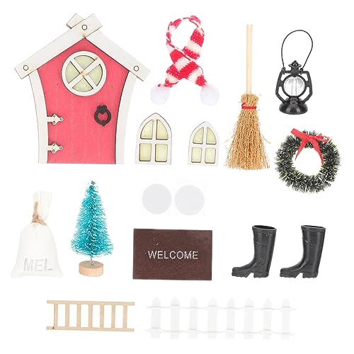 NAMOARLY Weihnachtsdekorationen 1 Set Weihnachtsdeko Für Puppenhaus Winterliche Weihnachtsaccessoires Nostalgische Dekoration Für Kinderzimmer Und Spielzeughäuser Ideales Für Weihnachten von NAMOARLY