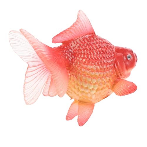 NAMOARLY Zierfischspielzeug Mini-schulbedarf Welten Kleinste Aquarienpflanzen Aus Seide Für Betta-Fische Weihnachtsstrumpf Stuffers Masse Halloween Mini-Jesus-Figuren Mini-Gitarre PVC Rot von NAMOARLY