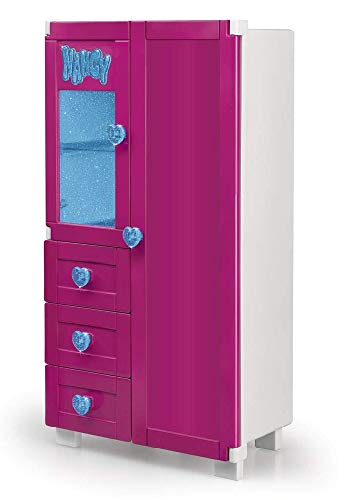 Nancy - Dreamy Kleiderschrank mit Licht und Aufhänger für Jungen und Mädchen ab 3 Jahren, Multicolor (Famosa 700015137) von NANCY