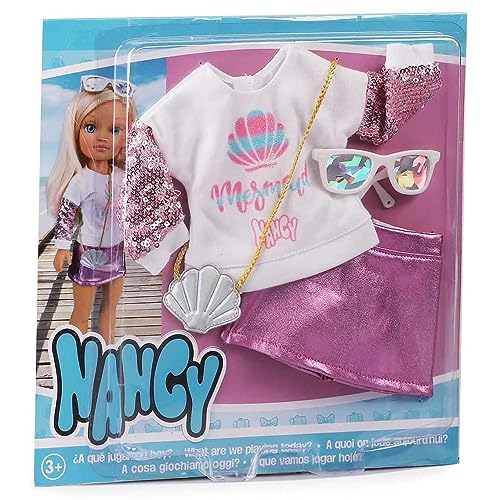 NANCY Summer Party - trendy Summer Clothes for 14-inches Dolls, Recommended for Children from 3 Years (Famosa 700016430), bunt von NANCY