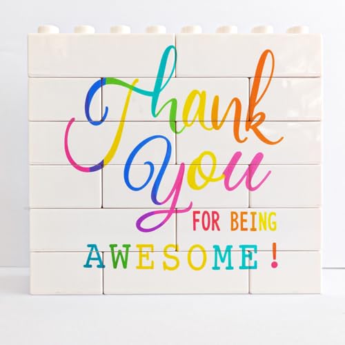 For Men,Thank You for Being Awesome Building Block, Inspirational Birthday Gifts for Him, Stocking Stuffers, White Elephant Gifts von NANVIER