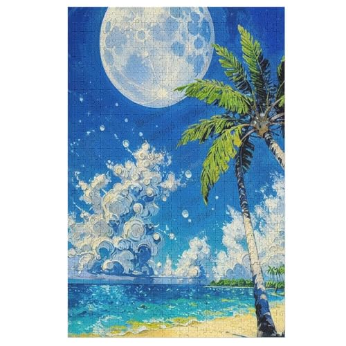 Hawaii-Puzzle, Puzzles für Erwachsene, 1000 Teile, schöne Strandszenen, Puzzles 1000 Teile für Erwachsene, 10000 Teile Puzzles für Erwachsene und Familien, Familienaktivitäten, Spiele von NANVIER