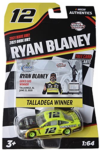 Nascar Ryan Blaney, 2021 Wave RW2 #12 [Talladega Sieger] von NASCAR Authentics