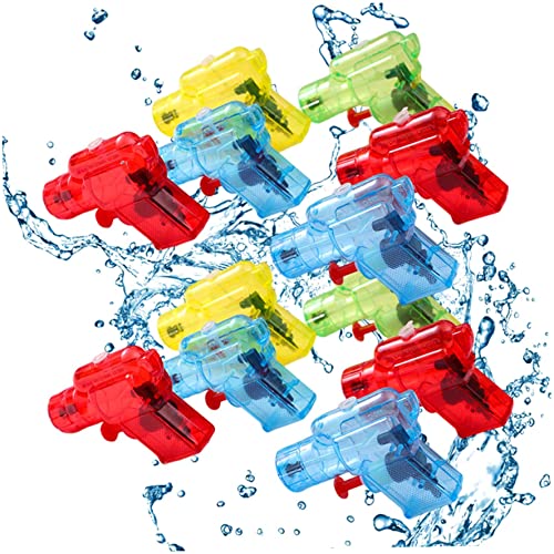 NASSMOSSE Kleine Wasserpistolen Mini Gun Summer Beach Wasserkämpfe Spielzeug Schwimmbad Spiel 50pcs zufällige Farbe von NASSMOSSE