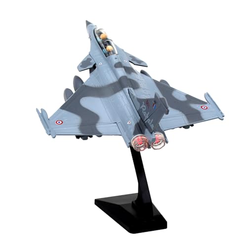 NATEFEMIN 1:100 Air Force Rafale B Camouflage Flugzeug Fighter Modell Simulation Flugzeugmodell Luftfahrtmodell Flugzeug Kits für Sammlung und Geschenk Modell von NATEFEMIN