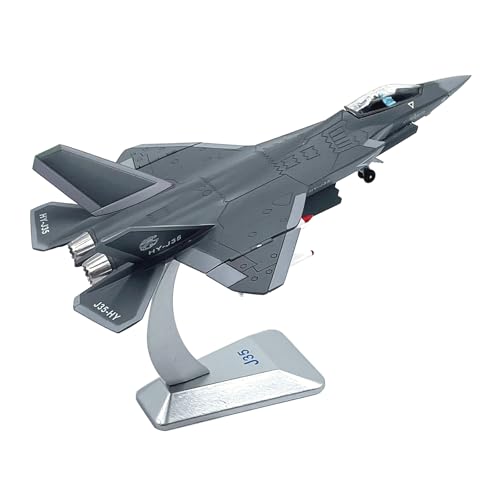 NATEFEMIN 1:100 China Air Force J-35 Fighter Model Simulation Aircraft Model Aviation Model Aircraft Kits for Collection and Gift Model von NATEFEMIN