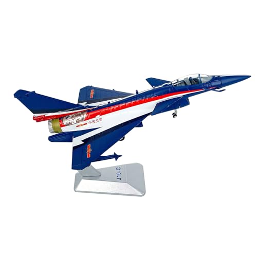 NATEFEMIN 1:100 Chinese Air Force J-10C Vigorous Dragon Fighter Model Simulation Aircraft Model Aviation Model Aircraft Kits for Collection and Gift Model von NATEFEMIN