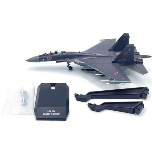 NATEFEMIN 1:100 Russian Su-35 Super Flanker Fighter Model Simulation Aircraft Model Aviation Model Aircraft Kits for Collection and Gift Model von NATEFEMIN