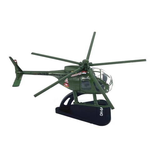 NATEFEMIN 1:100 US Army OH-6A Cayuse Hubschrauber Modell Simulation Flugzeugmodell Luftfahrtmodell Flugzeug Kits für Sammlung und Geschenk Modell von NATEFEMIN