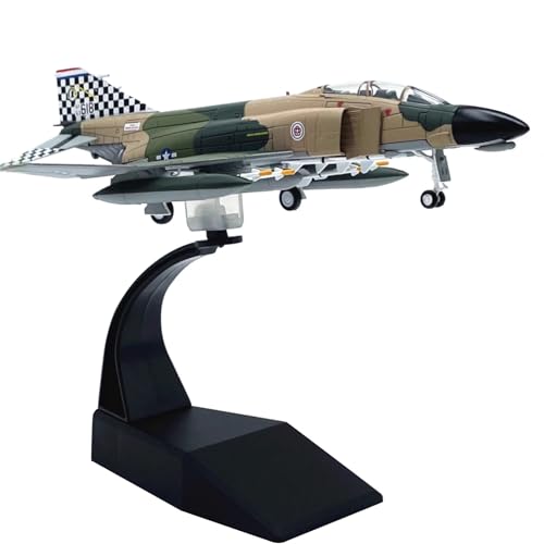 NATEFEMIN 1:100 US F-4C Phantom II Fighter Model Simulation Flugzeugmodell Luftfahrtmodell Flugzeug Kits für Sammlung und Geschenk Modell von NATEFEMIN