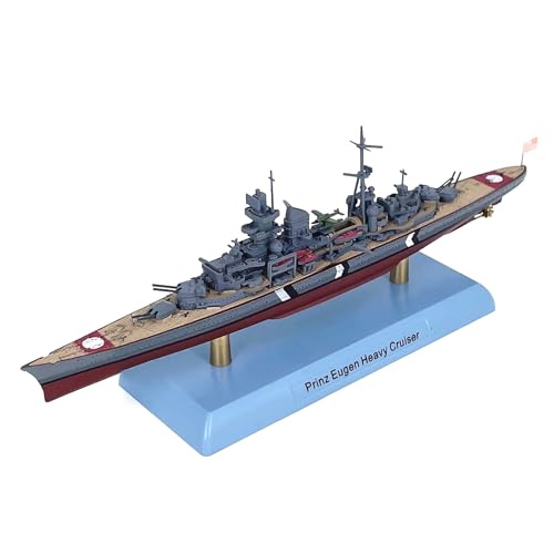 NATEFEMIN 1:1000 WWII Prinz Eugen Schweres Kreuzer Schiffsmodell Kriegsschiff Modell für Sammlung Kriegsschiff Modell Hobby von NATEFEMIN