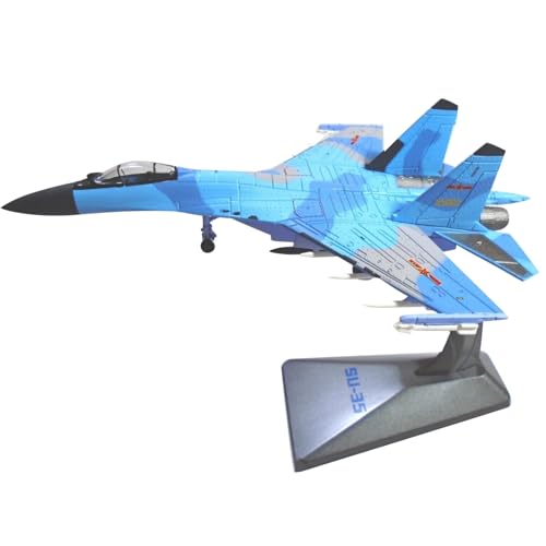 NATEFEMIN 1:144 Russland Sukhoi Su-35 Flanker Fighter Modell Simulation Flugzeugmodell Luftfahrtmodell Flugzeug Kits für Sammlung und Geschenk Modell von NATEFEMIN